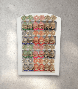 Jhumka Card (Set of 12) - Design 2
