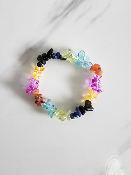 Chakra Chip Bracelet