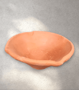 4-Wick Large Clay Lamp