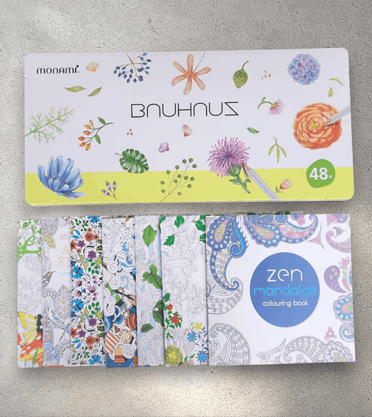 Nature & Mandala Adult Colouring Collection
