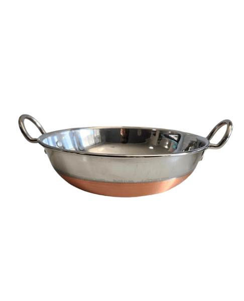 Set of 4 Copper Kadai (Serving Dish)