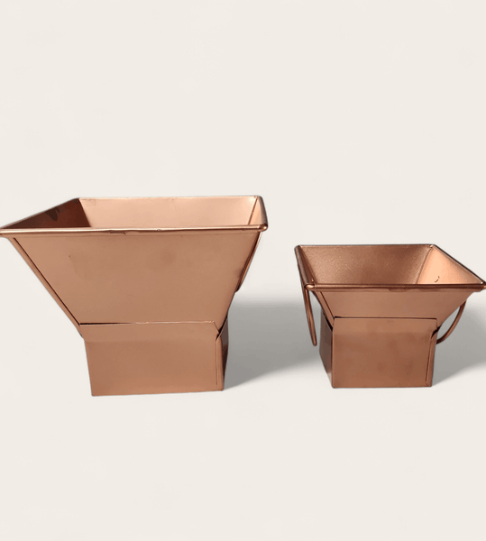 Copper-coloured Hawan Kund