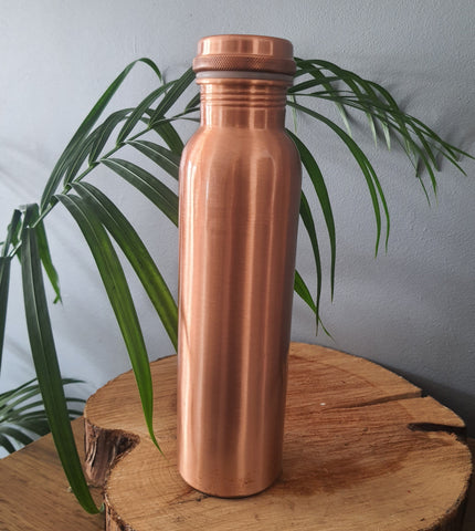 Smooth Copper Water Bottle 950ml