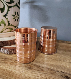 Smooth Copper Tumbler (Single Cup)