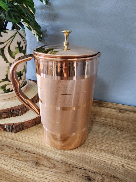 Copper Jug and Cup Set