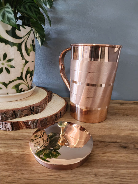 Copper Jug and Cup Set