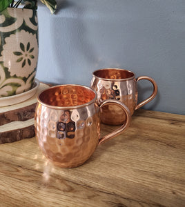 Dimple Copper Moscow Mule Mug (Single Mug)