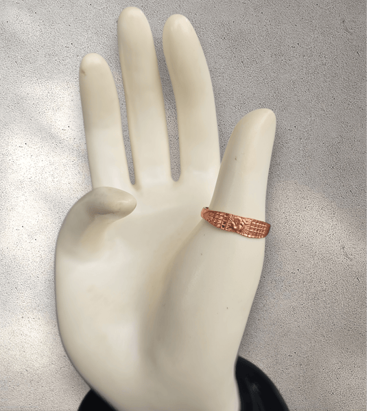 Om Copper Ring