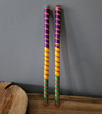 Multi Colour Dandiya (Dancing) Sticks