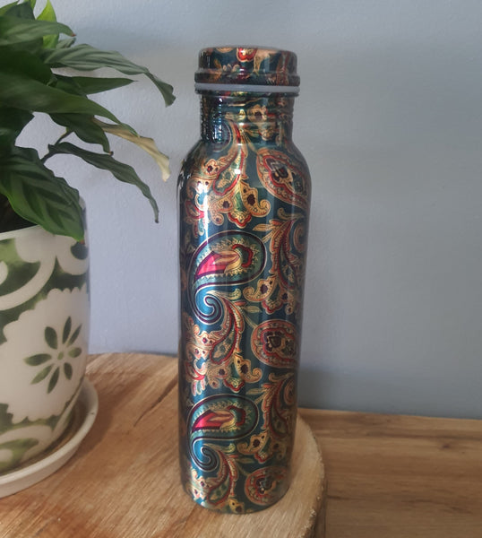 Designer Printed Copper Water Bottle 950ml