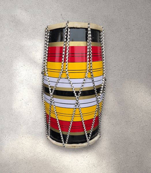 Yellow, Black and Red Dholak