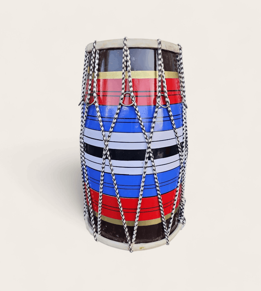 Red, Blue and Gold Dholak