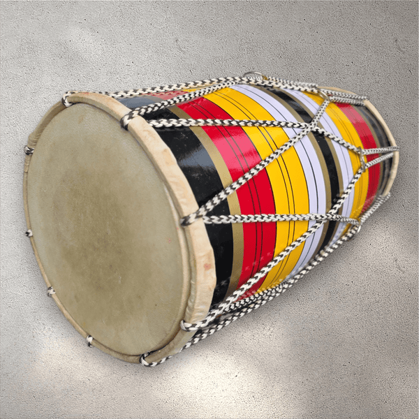 Yellow, Black and Red Dholak