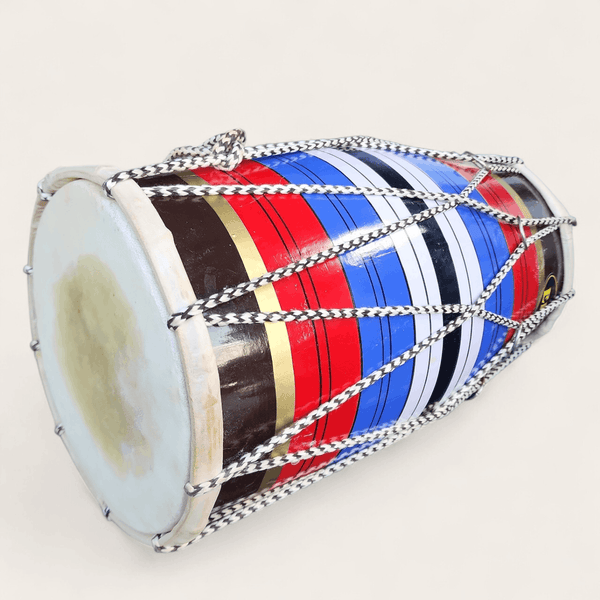 Red, Blue and Gold Dholak