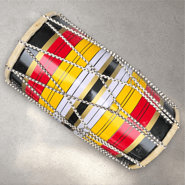 Yellow, Black and Red Dholak