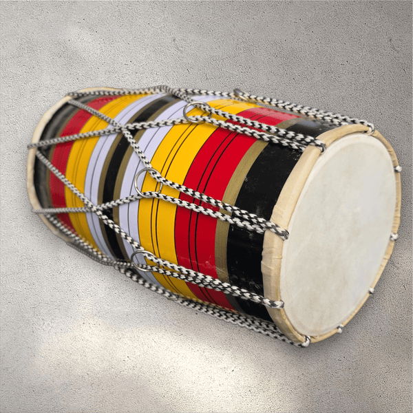 Yellow, Black and Red Dholak