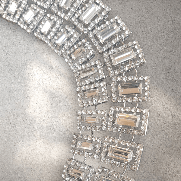 Diamante Necklace Jewellery Set