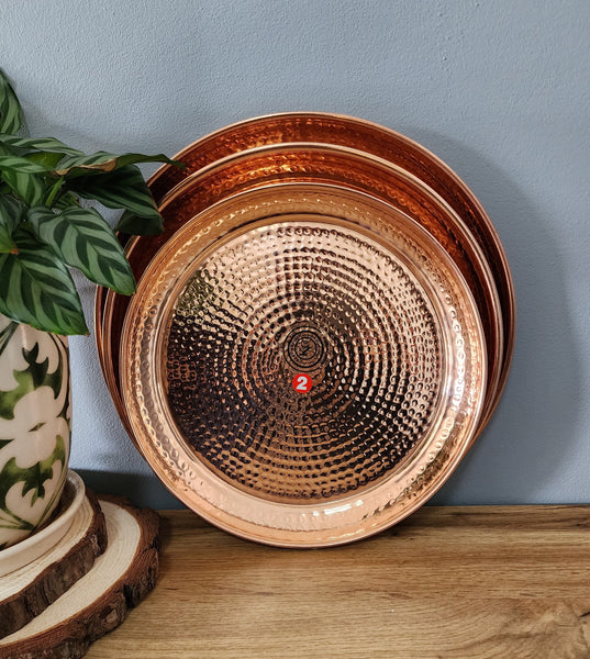 Dimple Copper Tray