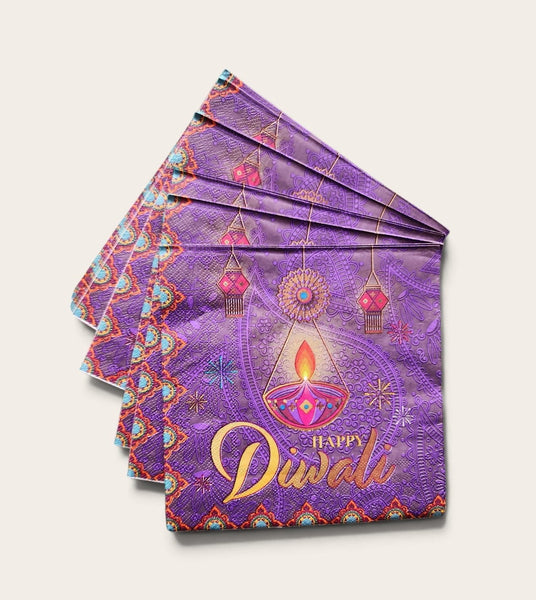 Happy Diwali Serviettes (Pack of 20)