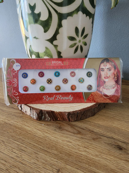 Fancy Bridal Bindis Card 46-52