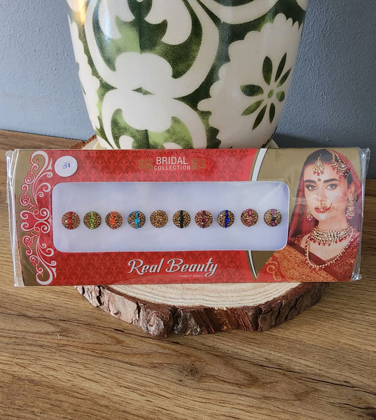 Fancy Bridal Bindis Card 31-35