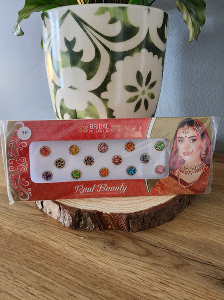 Fancy Bridal Bindis Card 46-52