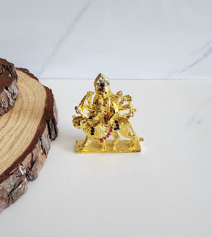 Small Gold Durga Statue