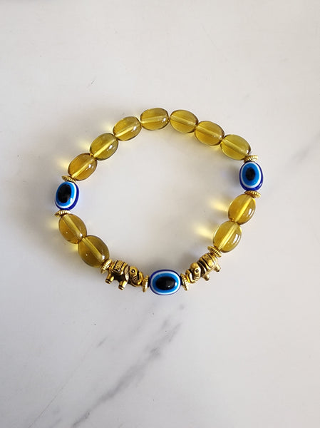 Elephant Evil Eye Bracelets