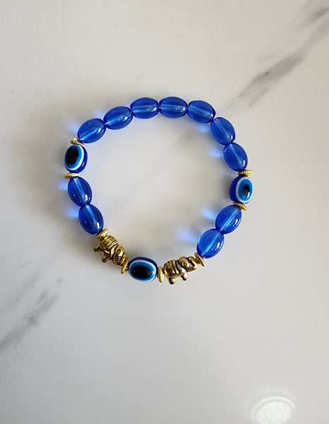 Elephant Evil Eye Bracelets