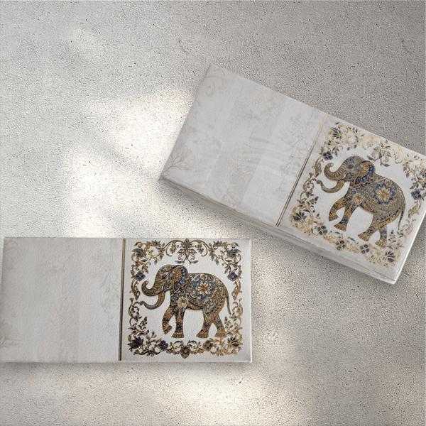 Gold Elephant Envelope (Pack of 10)