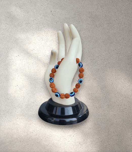 Evil Eye Rudraksha Bracelet