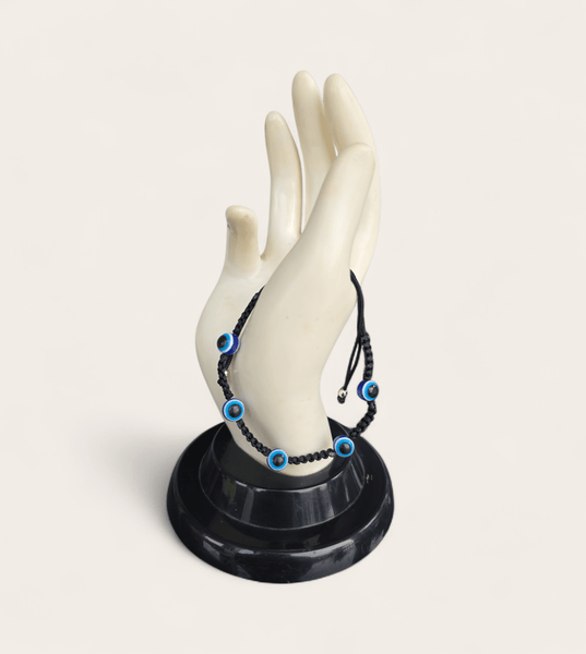 Black Evil Eye Adjustable String