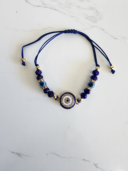 String Evil Eye Bracelet