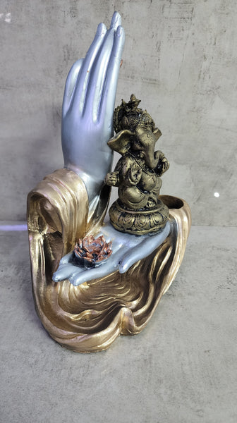 Ganesha on Hand Backflow Burner