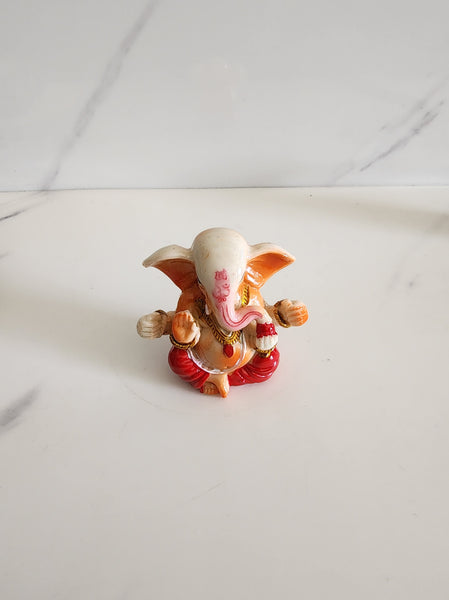 Small Red Ganesha Murthi