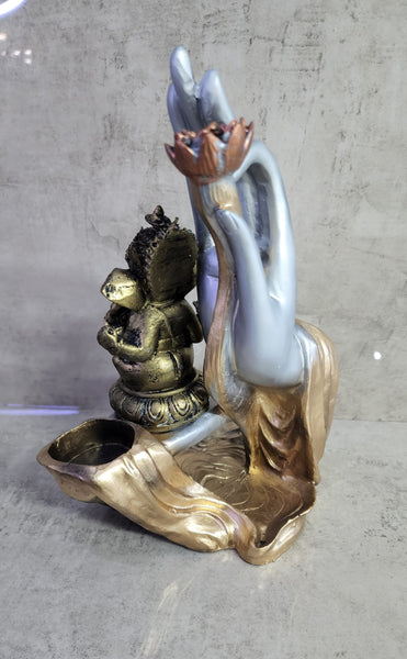 Ganesha on Hand Backflow Burner