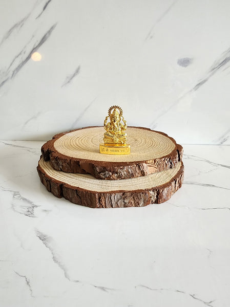 Small Brass Ganesha Murthi