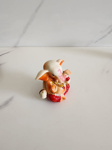 Small Red Ganesha Murthi