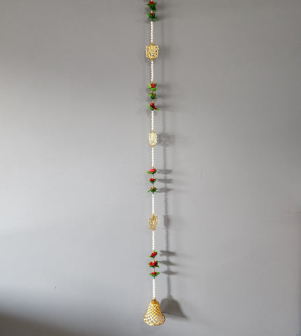 Ganesha and Bell Garland with Beads