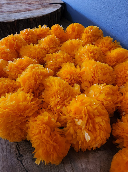 Orange Marigold Garland (1m)