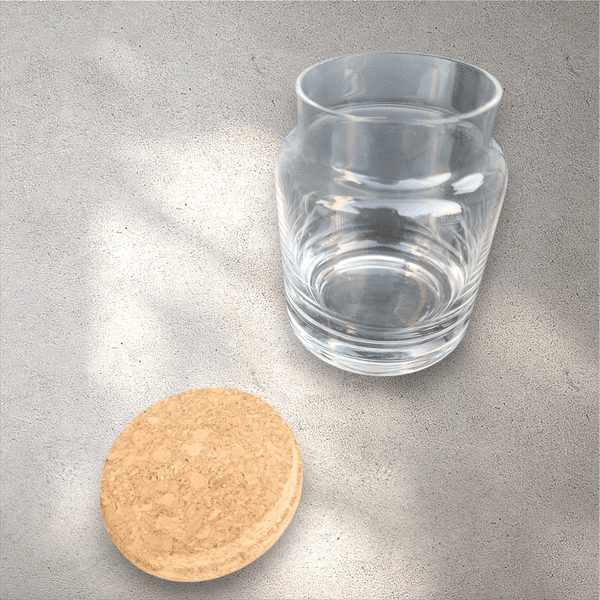 Glass Sweet Jar with Cork Lid
