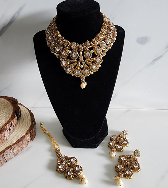 Silver and Gold Soft Jewellery Set - Style 1