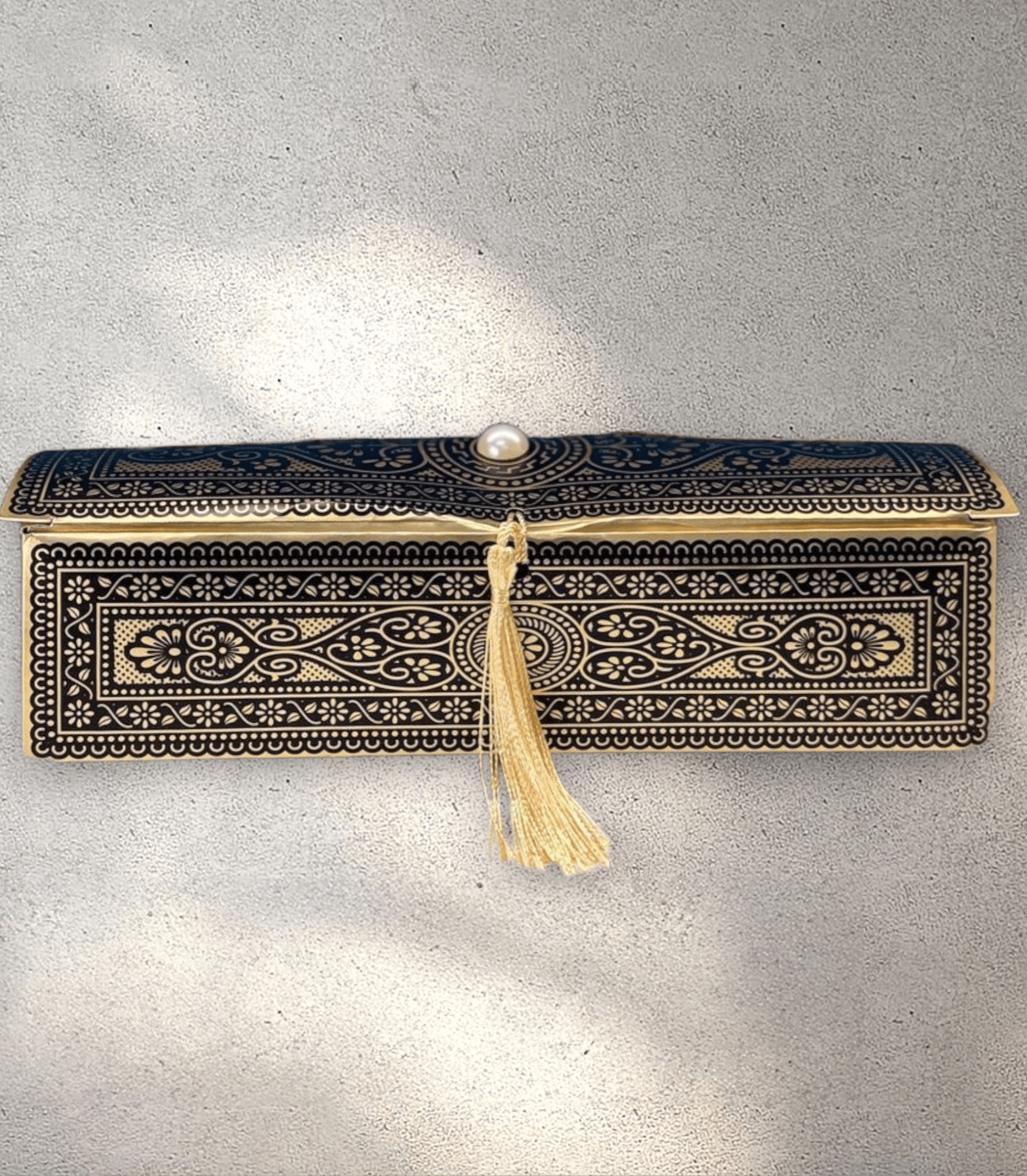 Large Gold Royal Diwali Box