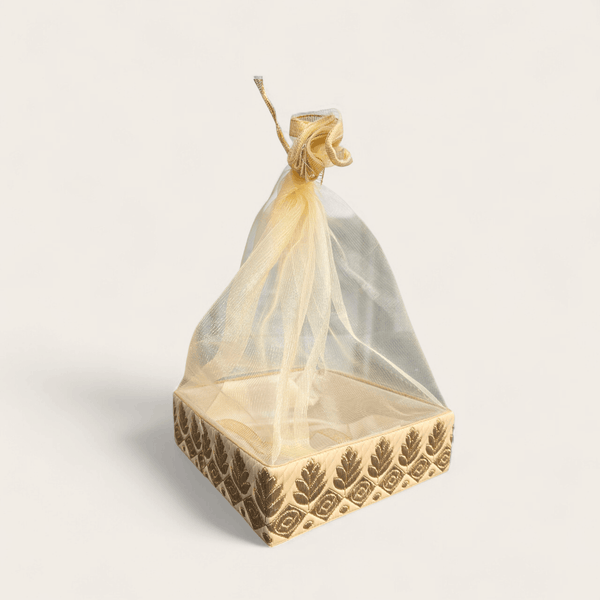Ivory and Gold Sequin Gift Box - Set of 3