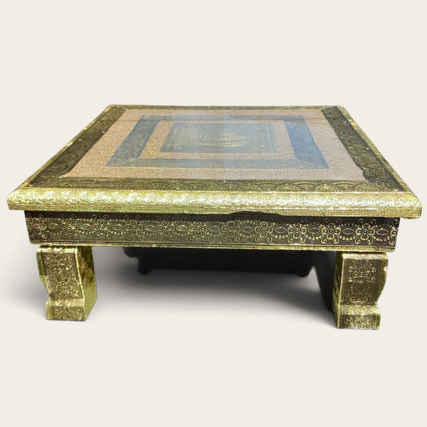Gold Kalsa Bedhi/ Bajoth (37cm x 37cm)