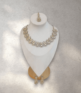Gold Necklace Jewellery Set - Design 2