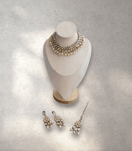 Gold Pearl Soft Jewellery Set - Style 2