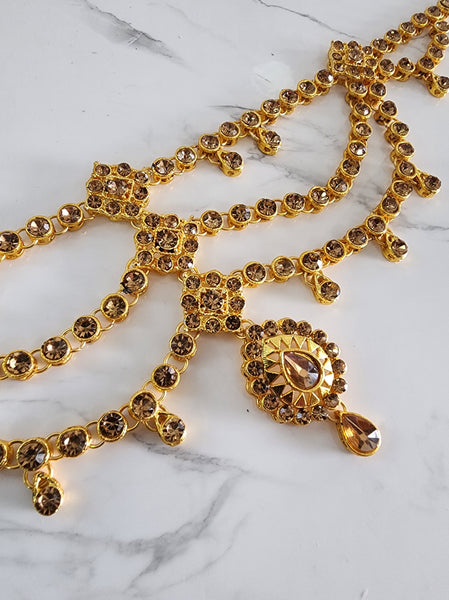 Fancy Gold Sari Belt