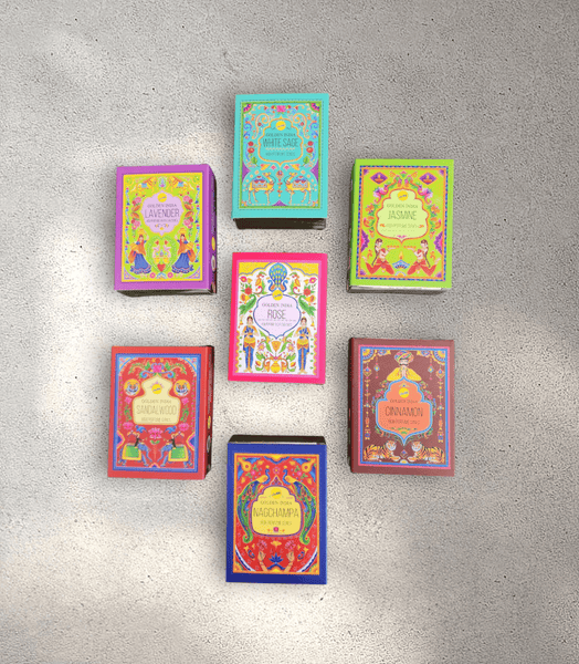 Golden India Incense Cones