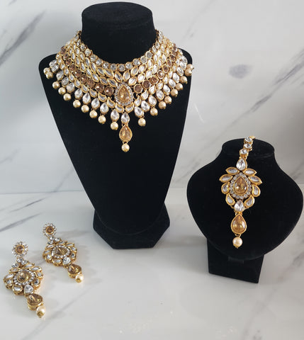 Silver and Gold Soft Jewellery Set - Style 1